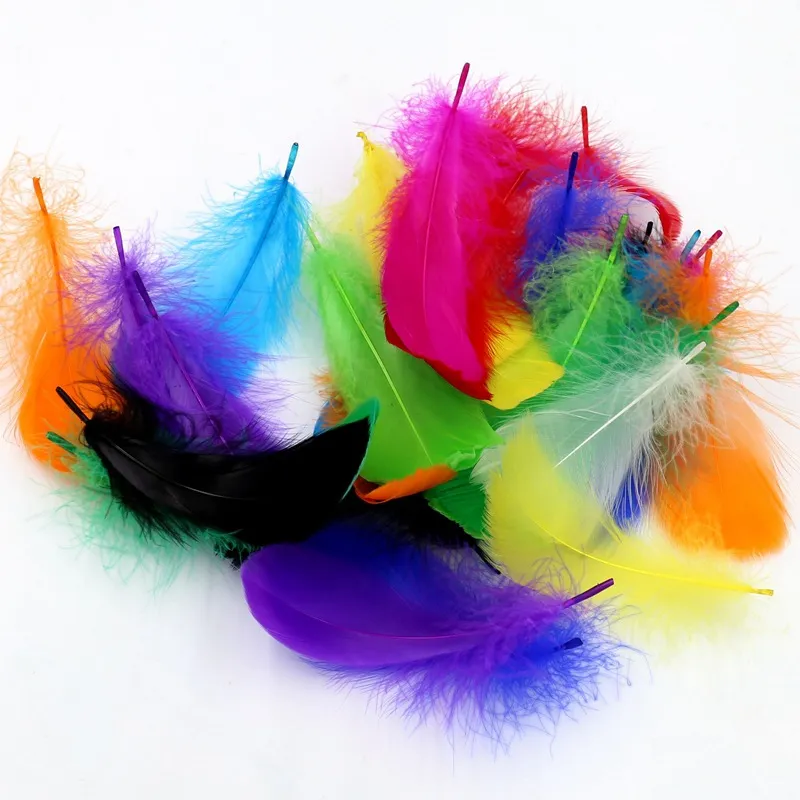 LOlot Marabou Turkey Feathers for Crafts Wedding Decoration Puuze Akcesoria odzieżowe Peasant Feathers6406262