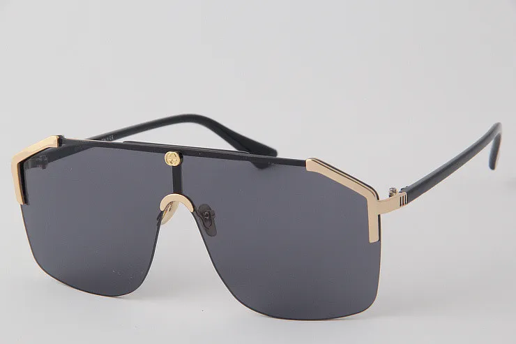 Luxury Fashion Designer Sunglasses for women Men Rectangle Black Gold 0291 Unisex Oversized Mask Pilot Shield Sunglasses Velvet 250p