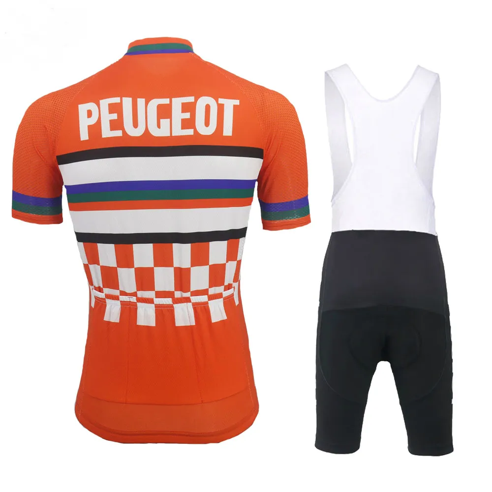 2022 peugeot retro camisa de ciclismo verão manga curta bicicleta wear estrada mtb vestuário 264v