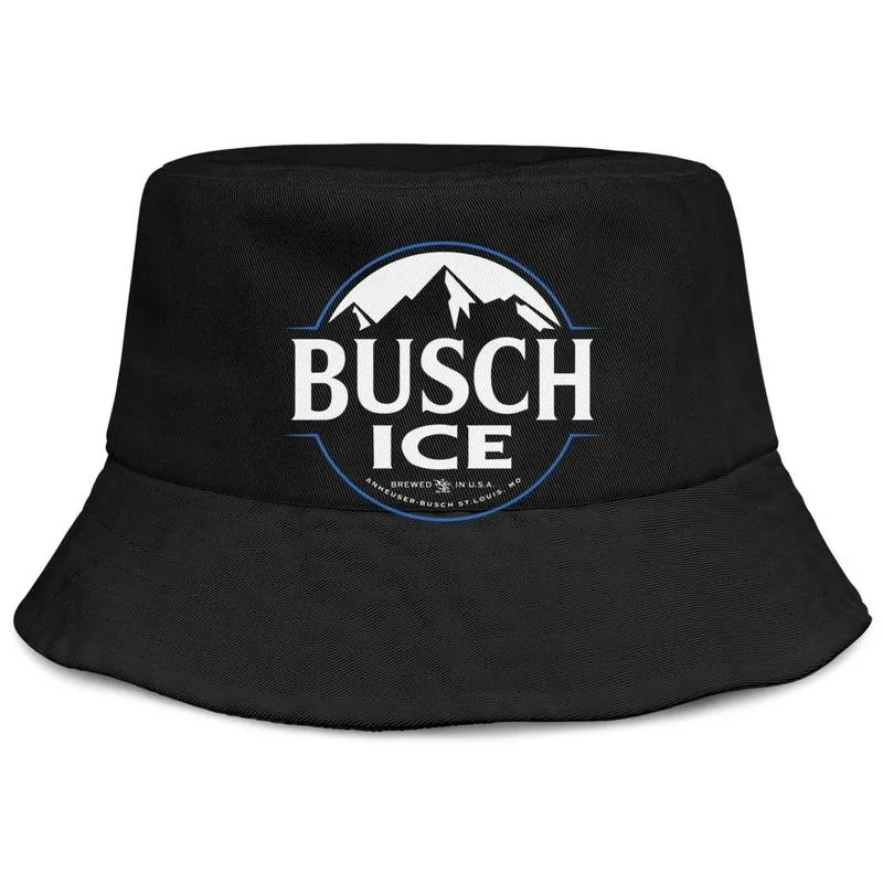 Busch Light Beer logo hommes et femmes buckethat cool jeunesse seau baseballcap bleu clair adge blanc Latte So Much320H