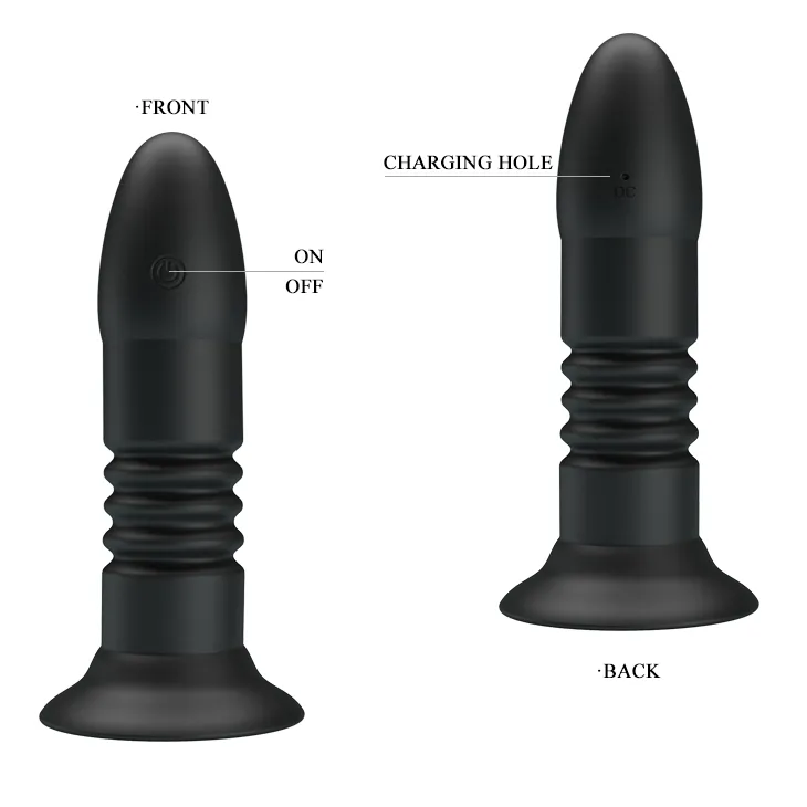 Remote sans fil Contrôle anal vibratrice Toys sexuels pour hommes et femmes G Spot Masseur de la prostate Plug Butt Butt Plux Adult Sex Toys Y19073252462