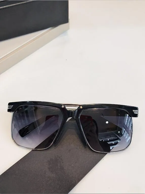 النظارات الشمسية الشهيرة الشهيرة الإطار الكلاسيكي المربع أعلى جودة بسيطة وسخية 9072 حماية العين مع box208J