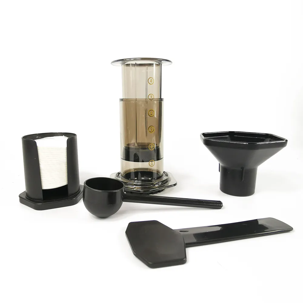 350 ml Nytt filterglas espresso kaffebryggare bärbar café fransk press cafecoffee potten för aeropress maskin T2001112781234