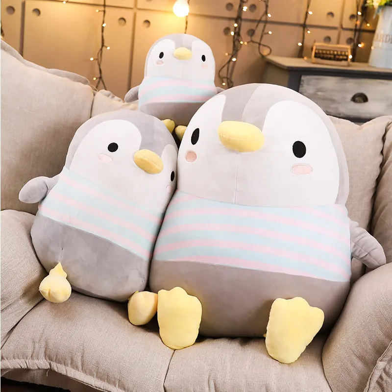 Dev yumuşak şişman penguen peluş oyuncaklar doldurulmuş karikatür hayvan bebek moda oyuncak çocuklar için bebek güzel kızlar Noel doğum günü hediyesi y20017249945