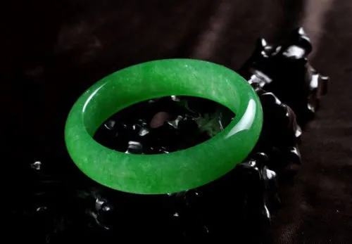 Чистые ювелирные украшения китайский натуральный Beauul Emerald Green Nephrite Jade Braglet БЕСПЛАТНАЯ ДОСТАВКА 4315354