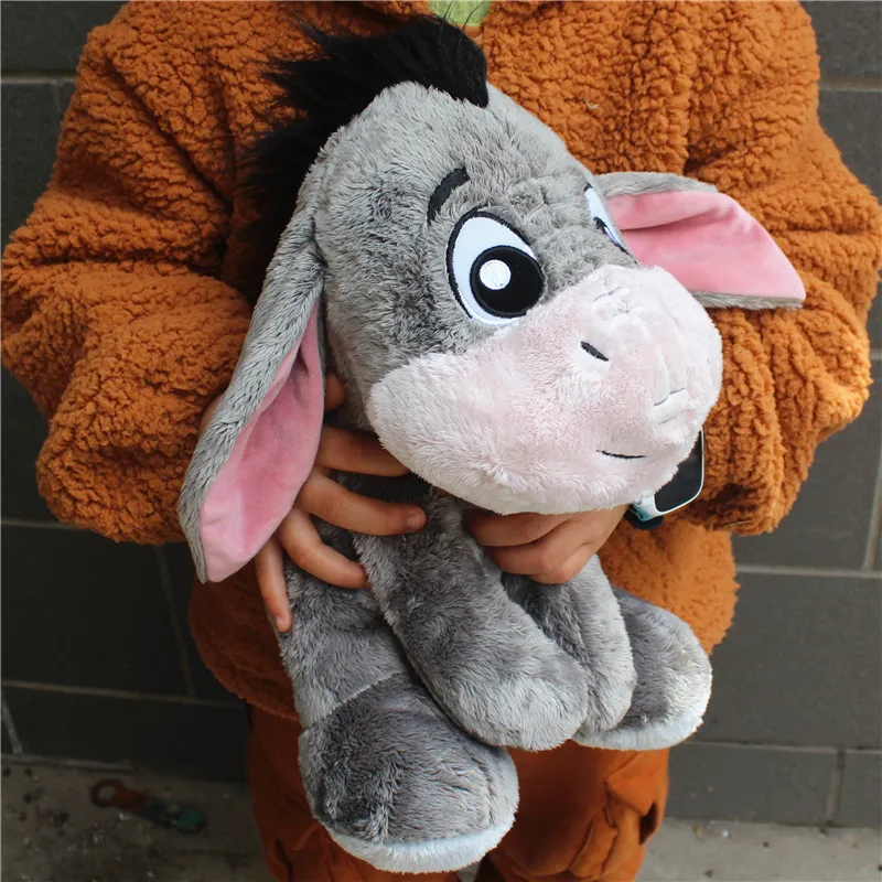 1 sztuka 28 cm Oryginalna szary eeyore donik Stuff Animal Cute Soft Plush Toy Doll Birthday Diving Collection Y2007034545689