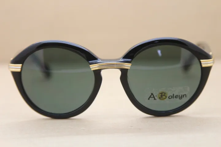 Óculos de designer inteiro 1991 original 1125072 óculos de sol de braços vintage armação de óculos de sol de prancha redonda de moda tamanho 52-22-12433