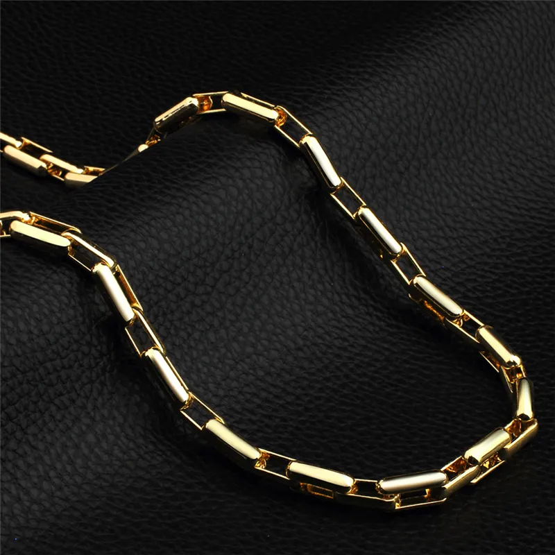 9 mm dicke Gliederseilschüsse 18k Gold plattierte Männer Hip Hop Halsketten 20 Zoll Mode Luxus Halshöhe Schmuck Geschenke für Frauen Perfekt A2537071