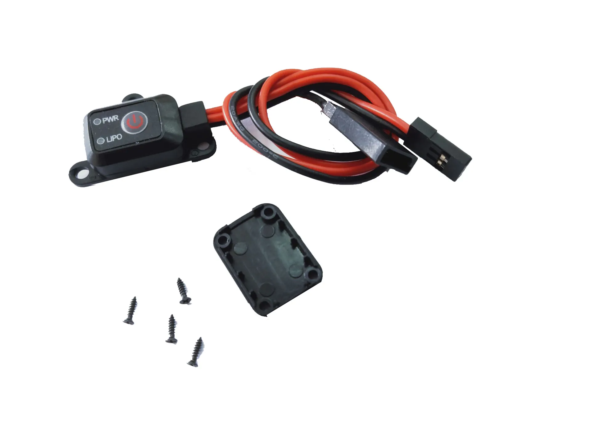 Modello di fusibile minuscolo MCU controllato Tensione della batteria Onoff controllata Interruttore di alimentazione RC la barca auto auto RC Lipo Nihm NICAD BATRIE9313310