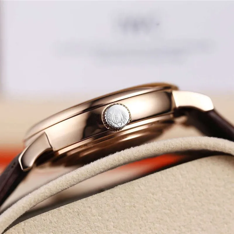 Swiss Brand Men Watches di alta qualità 2813 Movimento automatico meccanico Strappa in pelle in vetro Orologio da business Deisgner Reloj2890