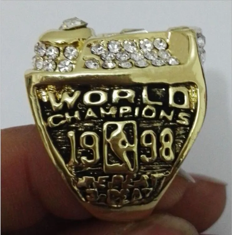 1991–1998 Basketball-Liga-Meisterschaftsring, hochwertige Mode-Champion-Ringe, Fans, Geschenke, Hersteller, 185J