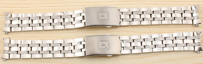 Reloj mamimi de alta calidad 19mm 20mm PRC200 T17 T461 T014430 T014410 piezas de reloj tira masculina pulsera de acero inoxidable sólido 265I