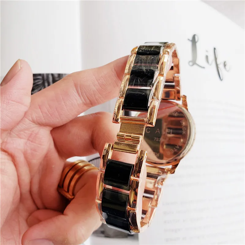 Top Marca relógios de pulso moda mulheres senhoras menina pulseira de cristal estilo luxo metal banda de aço relógio de quartzo CHA 21