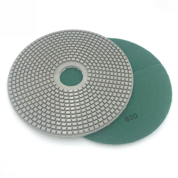 Big Size Diamond Wet Polishing Pads 10 tum D250mm Flexibla slipkuddar 7 steg buffande kuddar 10st241t