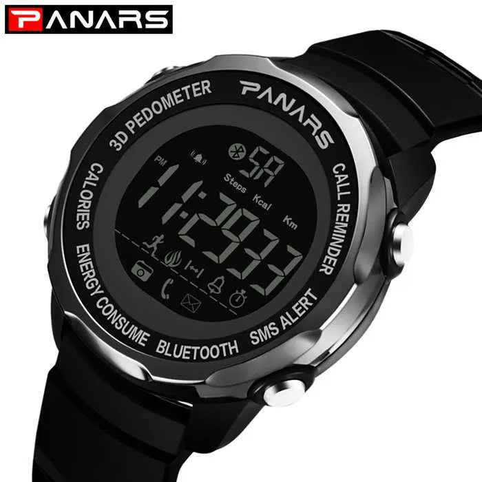 PANARS New Arrival Fashion Sports Watch Men 3D Pedsepometer Watch Watch Mens Diving Water Watches Watch Early 8115337Q