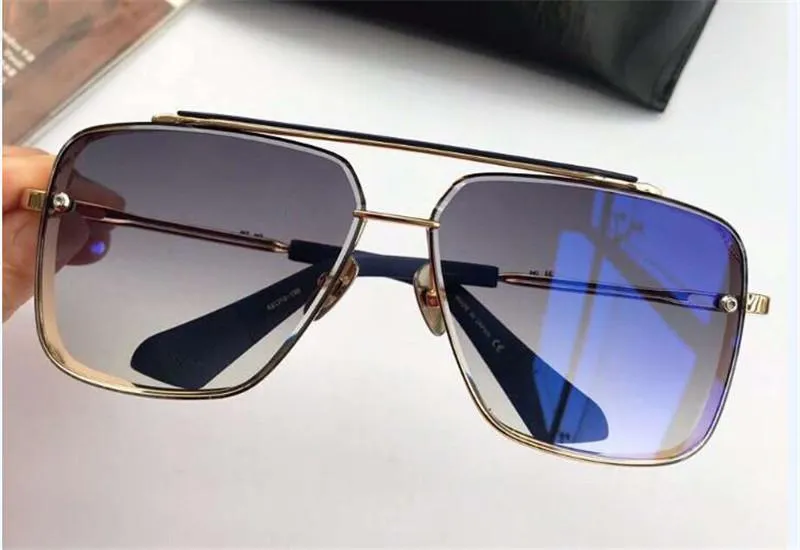 新しい最高品質6メンズサングラス男性サングラス女性サングラスファッションスタイルは目を保護しますgafas de sol lunettes de soleil wi307p