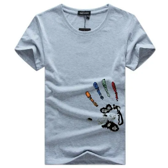 Мужские футболки 2019, мужская модная футболка, летняя футболка с коротким рукавом и круглым вырезом, повседневная хлопковая футболка с принтом больших размеров, 6 цветов, размер S-5xl Ilny Kgcp Kgcp