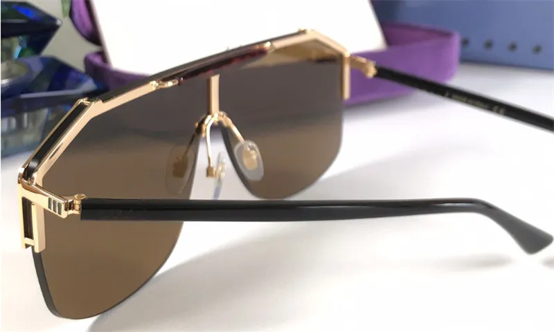 Nya modedesign solglasögonglasögon 0291 ramlösa prydnadsglasögon UV400 -skyddslins toppkvalitet Enkel utomhusglasar290L