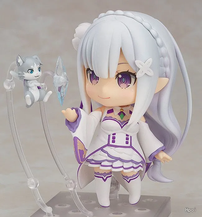 Emilia Q -version re nollliv i en annan världs anime actionfigur Samlingsmodell figurer leksaker barn gåva leksaker för flickor t201585895