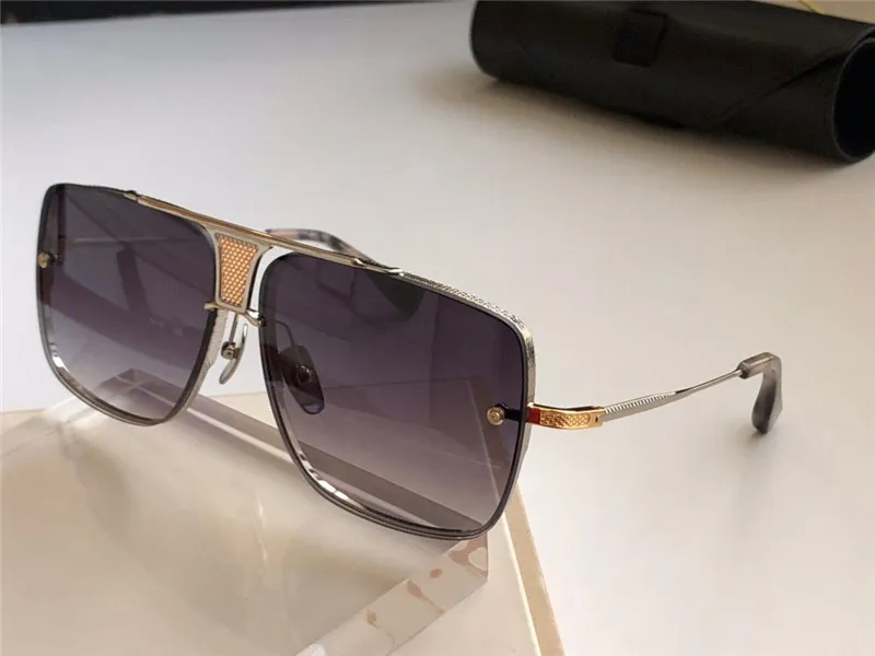 Yeni Popüler En İyi Güneş Gözlüğü Deagb Erkekler Metal Vintage Gözlükler Moda Tarzı Kare Çerçevesiz UV 400 lens Orijinal Case304J