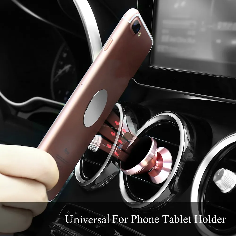 Huawei P20 Lite Magnet Air Vent Grip Mount 용 iPhone XS Max 용 Magnetic Car Phone Holder 대시 보드 폰 홀더 스탠드 브래킷