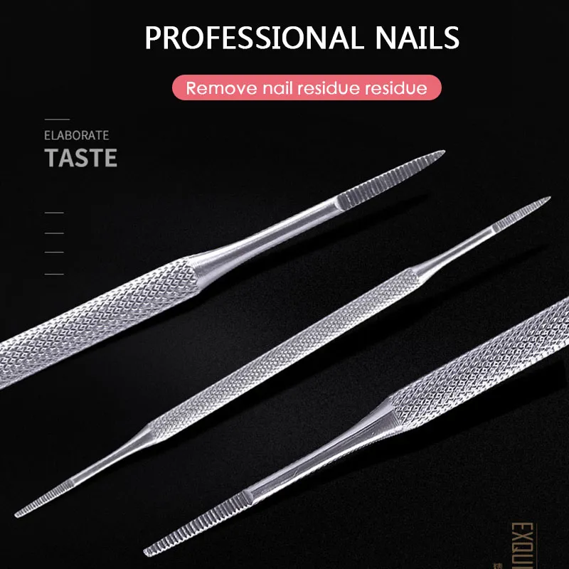 Toe Nail File Foot Nail Care Hook Ingrown Double Ended Ingrown Toe Correction Lifter File Manicure Pedicure Toenails Clean Tool