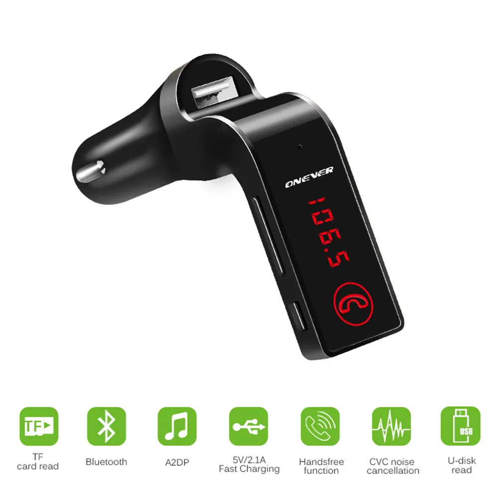 G7 Car MP3 Audio Player Chargers Wireless Bluetooth FM Transmitter Kit Modulator mini USB for Samsung Mobile Phone