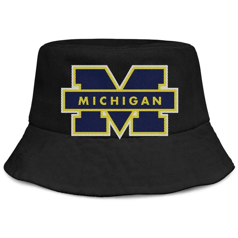 Michigan Wolverines Futbol Logosu Erkekler ve Kadınlar İçin Özel Sevimli Kova Beyzbolcap Mesh Logo3070