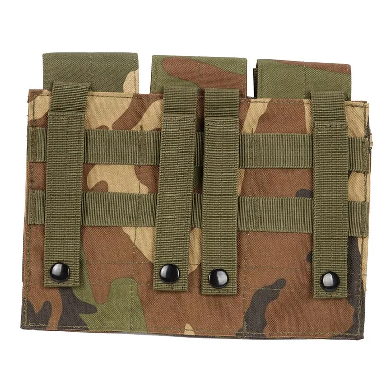 Tactical Molle Triple Magazine Pouch Bag Mag Holder Cartridge Clip Pouch AR M4 5.56/.223 Pistool