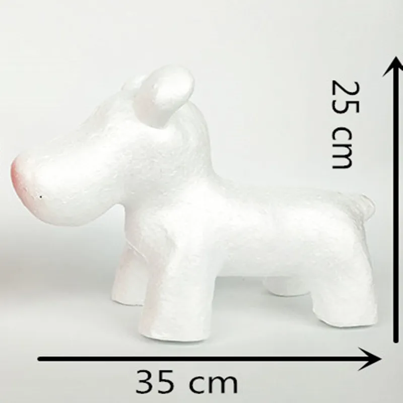 10m 20cm 35cm Schaum Rose Bär Form DIY Künstliche Rose Blume Bär Kunststoff Rosen Glück hund Form Model234n