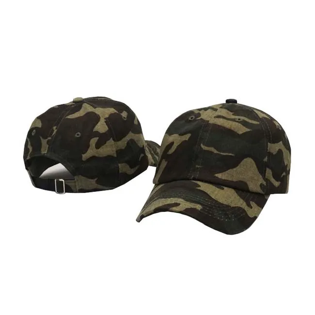 Moda boş sade strapback kapaklar Camo Yeşil Denim Şapkalar Erkek Kadın Spor Snapback Yaz Tasarımcı Beyzbol Kapağı Hip Hop Ayarlanabilir 274n