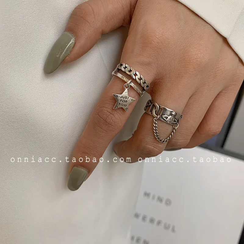 Anillo con estrella top de cinco puntas
