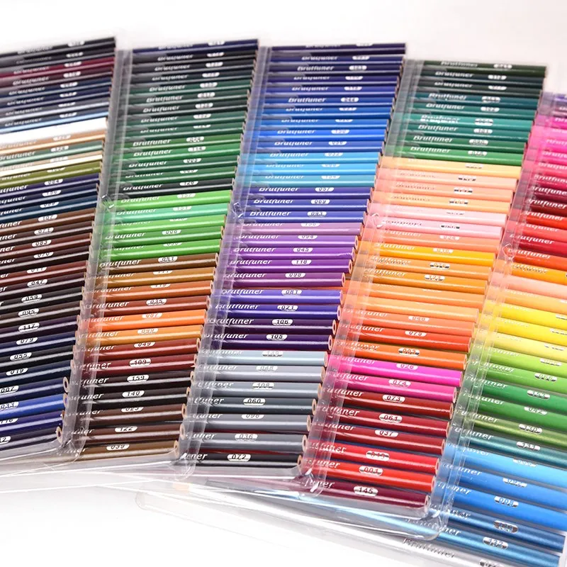 48 72 120 150 180 Couleurs Solubilité de l'eau Artiste Crayons colorés Ensemble pour le dessin Sketch Books Coloriage SCHOOL ART SOUPHE308I