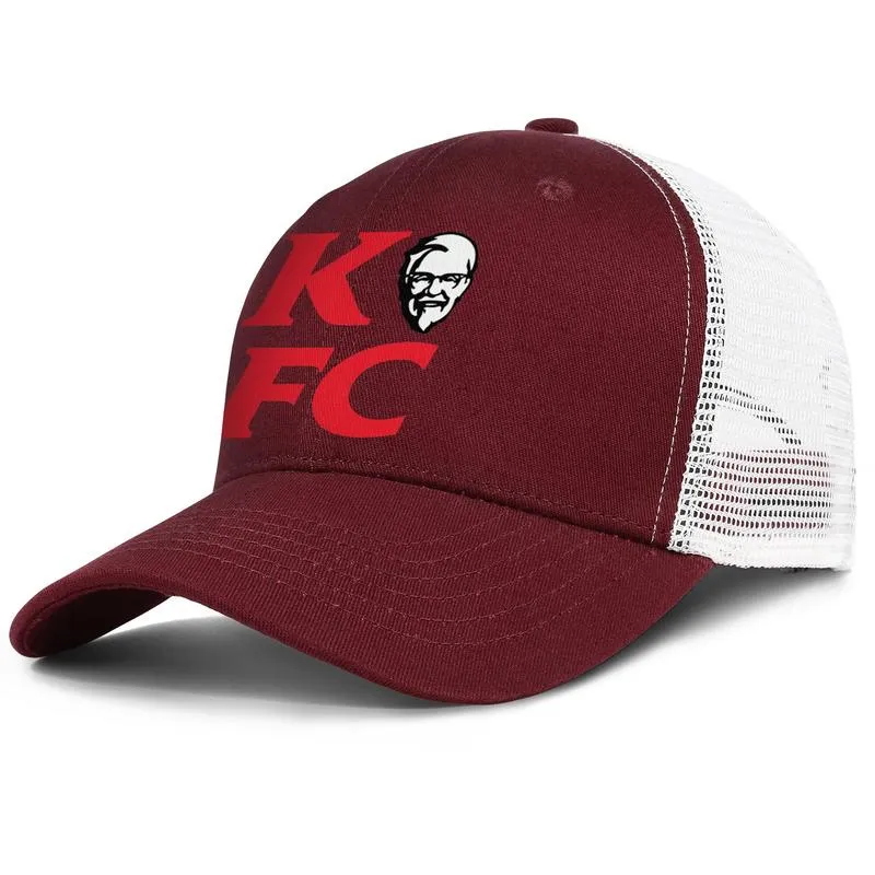 Logotipo de KFC para hombre y mujer gorra de camionero ajustable diseñador en blanco gorras de béisbol originales personalizadas limón lima kfc 7up Kfc Font F218e