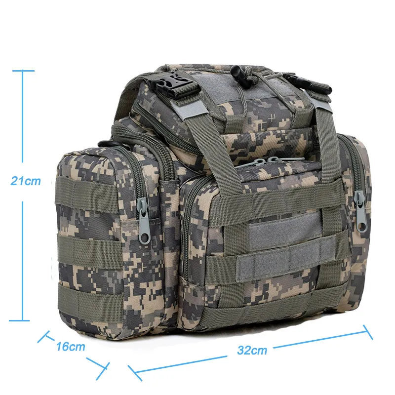 Oudor Sports Sports Tactical Molle Camera Pack Pack Rucksack Knapsack Combate Camuflagem Versipack No11-214
