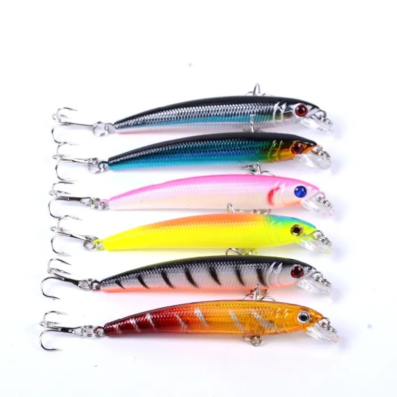 Minnow Fly Fishing Cecure Set Çin Sert Yem Jia Lure Wobbler Sazan 6 Modeller Balıkçılık Takım Tüm T200602317Q