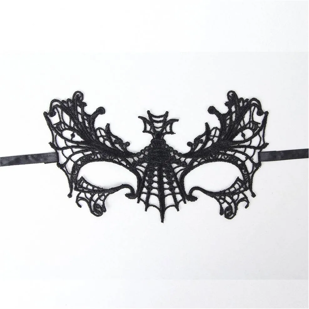 Sexy Black Lace Máscara de Máscara de Misinha veneziana Festas Fancy Dress Costume de Halloween Cosplay Mask2764195