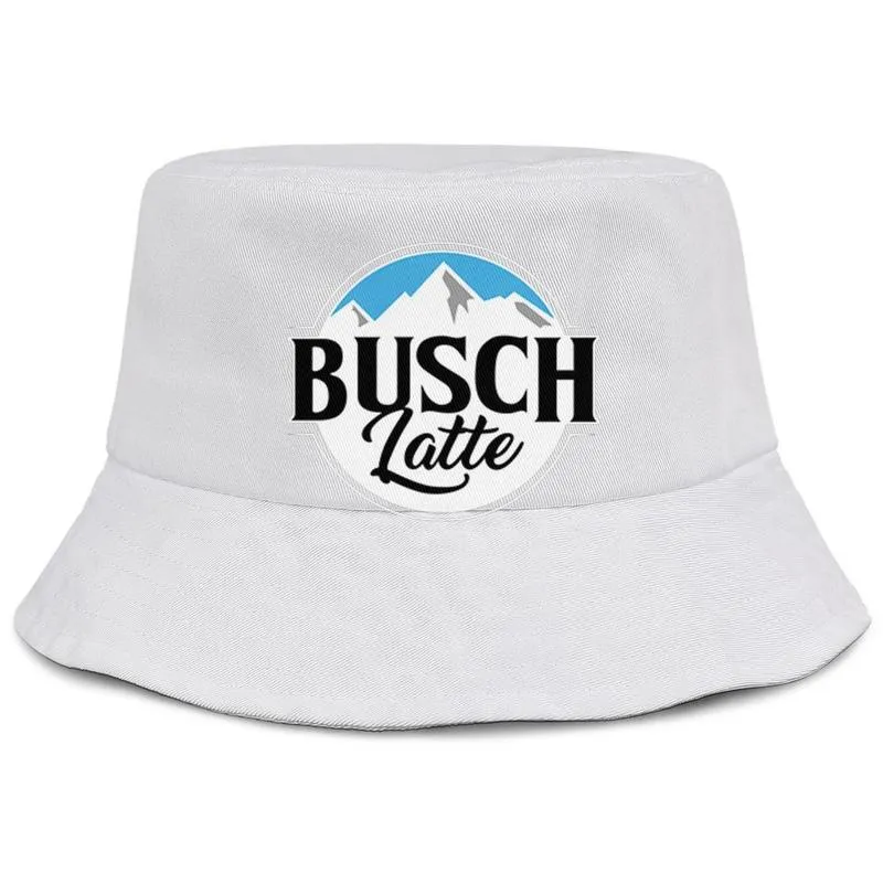 BUSCH LICHT BIER LOGO MENS EN Dames Buckethat Cool Jeugd Embet Baseballcap Lichtblauw ADGE WIT LATTE ZO MUDT320H