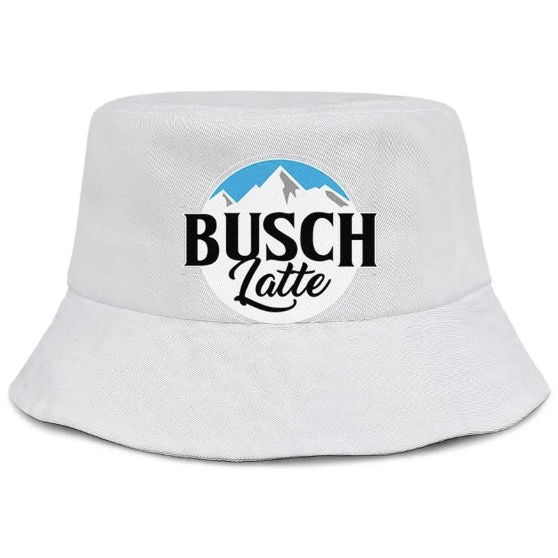 Busch Light Beer Logo Herren- und Damen-Eimerhut, coole Jugend-Eimer-Baseballkappe, hellblau, weiß, Latte So Much320H