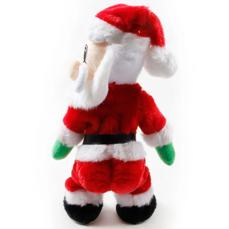 Weihnachtsdekorationen Geschenk Tanzen Elektrisches Musikspielzeug Weihnachtsmann Puppe Twerking Singen12979