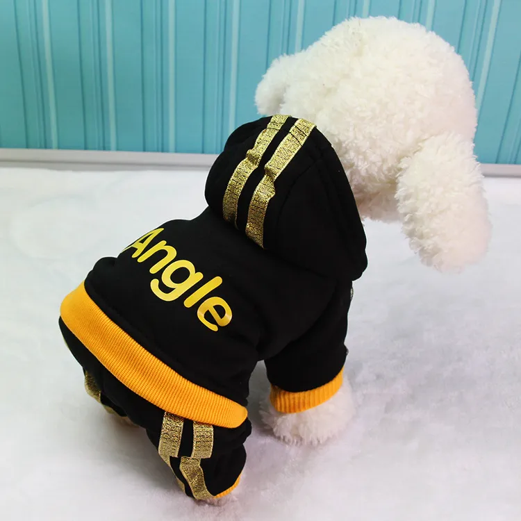 Angle mignon hiver chien sweats à capuche vêtements animaux vêtements pour chiens vêtements d'hiver pour petits et grands chiens manteau d'hiver chaud