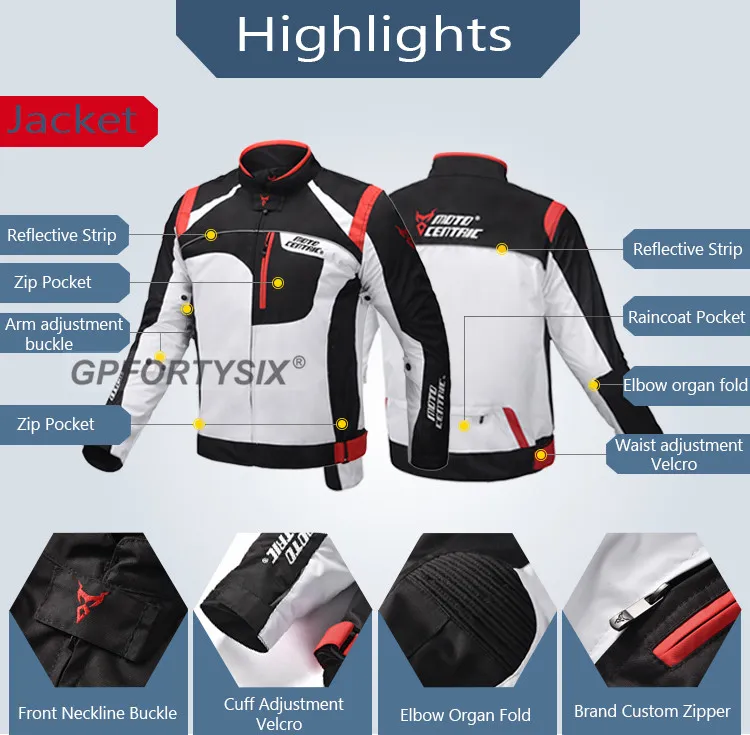 Nueva chaqueta reflectante de motocicleta para primavera e invierno, conjunto de ropa impermeable para Moto para hombre, equipo de protección para motocicleta, Motocross para fanáticos de Yamaha