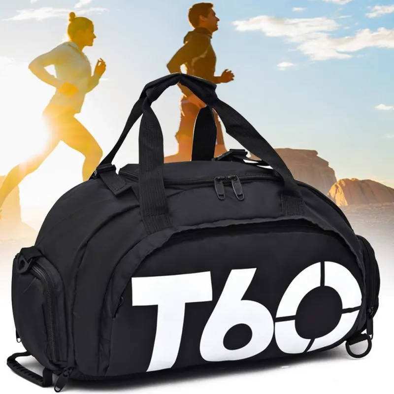 Män kvinnor gym sport väska träning utomhus bagage bärbar rese fitness handväska yoga vattentät nylon axel ryggsäck3177