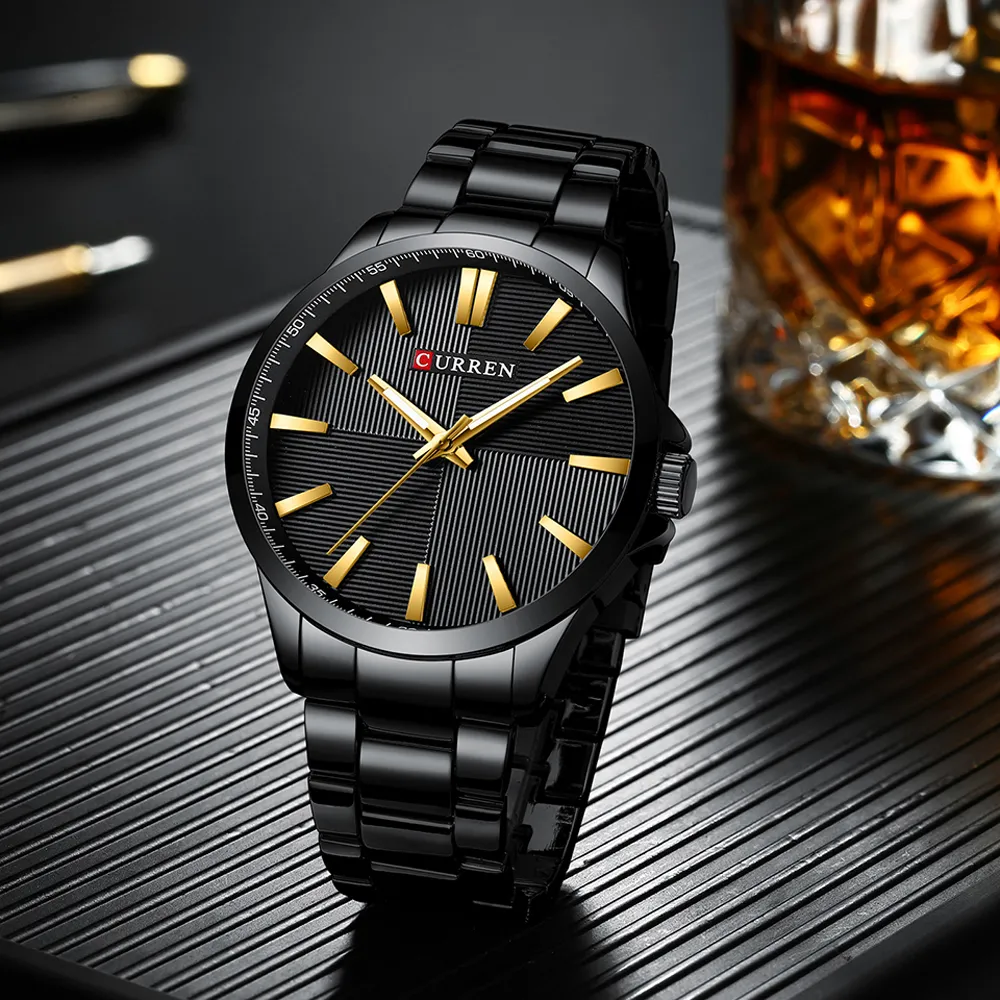Mannen Horloges Luxe Merk Roestvrij Staal Mode Zakelijke Heren Horloge CURREN Horloge Man Klok Waterdicht 30 M Relojes2771