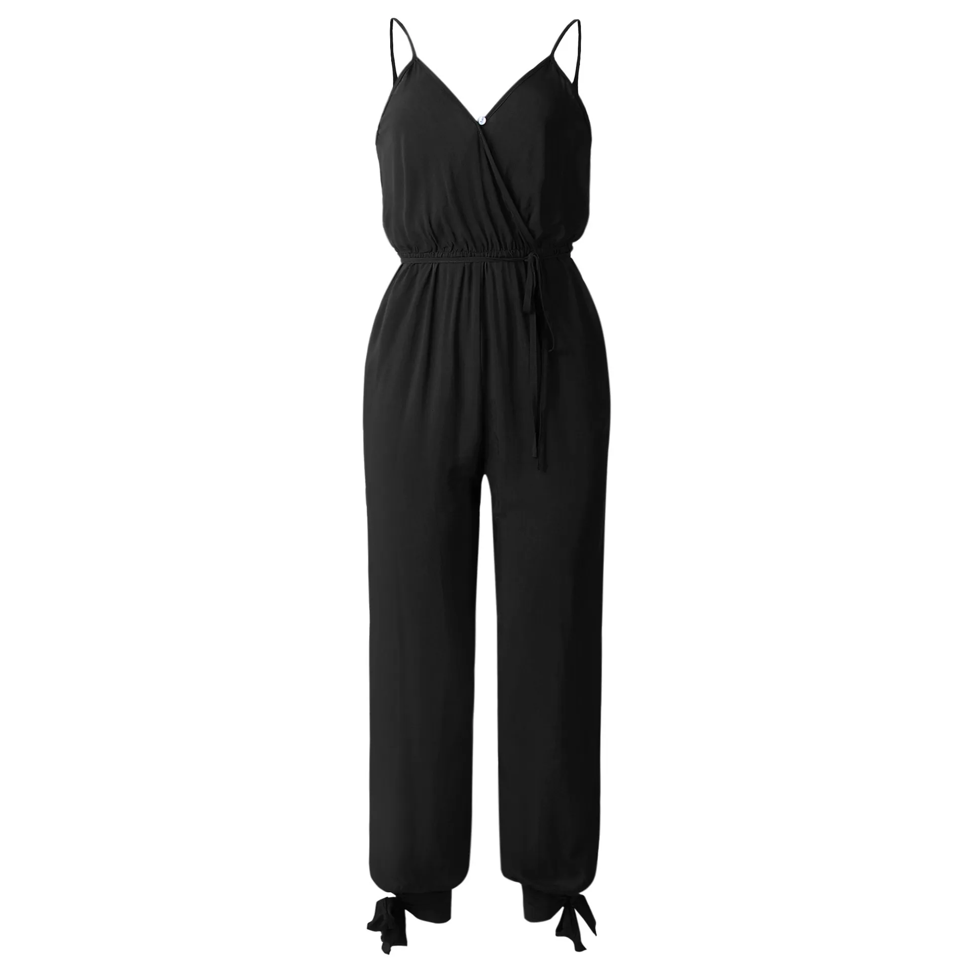 Uzzds v nacke sexiga bodysuiter kvinnor med bälte kropp femme rompers feminino blommig playsuit overalls utskrift vår sommar jumpsuit y19062201