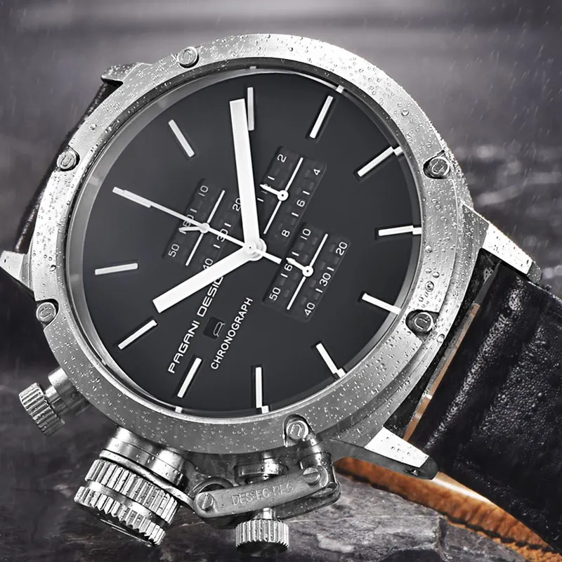 Оригинальные спортивные часы PAGANI DESIGN, мужские многофункциональные часы для дайвинга, уникальный инновационный хронограф, кварцевые часы, мужские Relogio Masculino211t