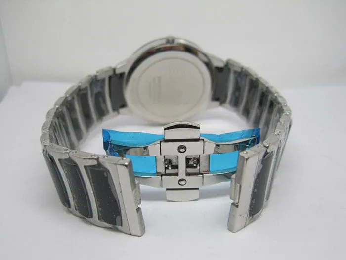 Nova moda masculina relógios femininos movimento de quartzo relógio de luxo para homem relógio de pulso relógios de cerâmica rd06248t