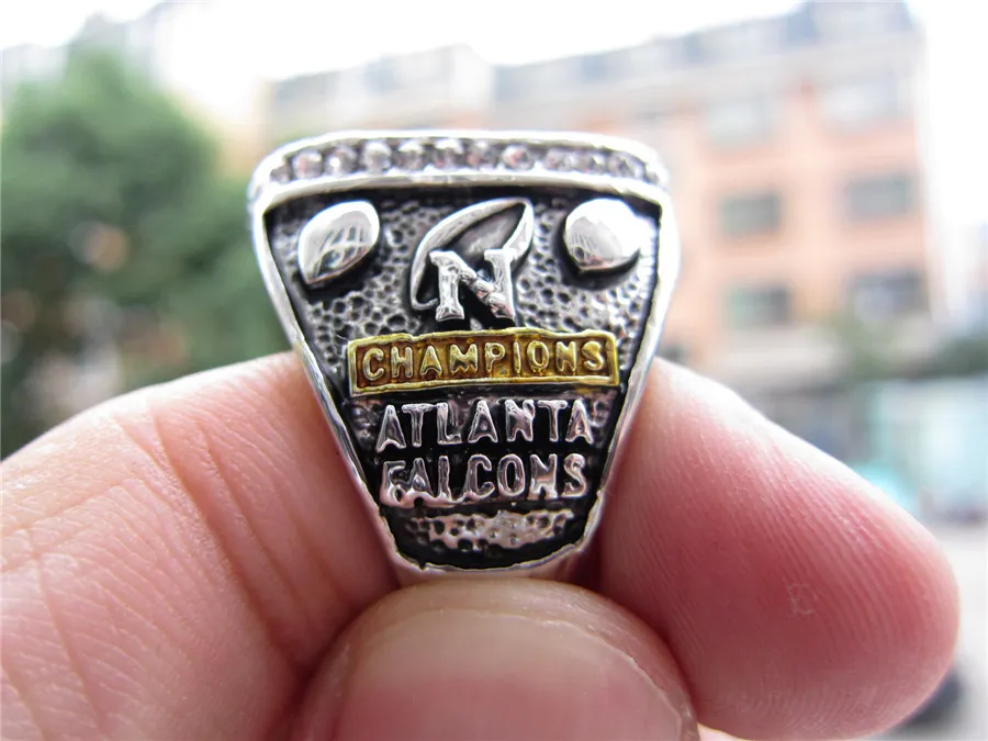 Atlanta 2016 Falcon équipe de Football américain Champions championnat anneau Souvenir hommes Fan Souvenir cadeau en gros 2024