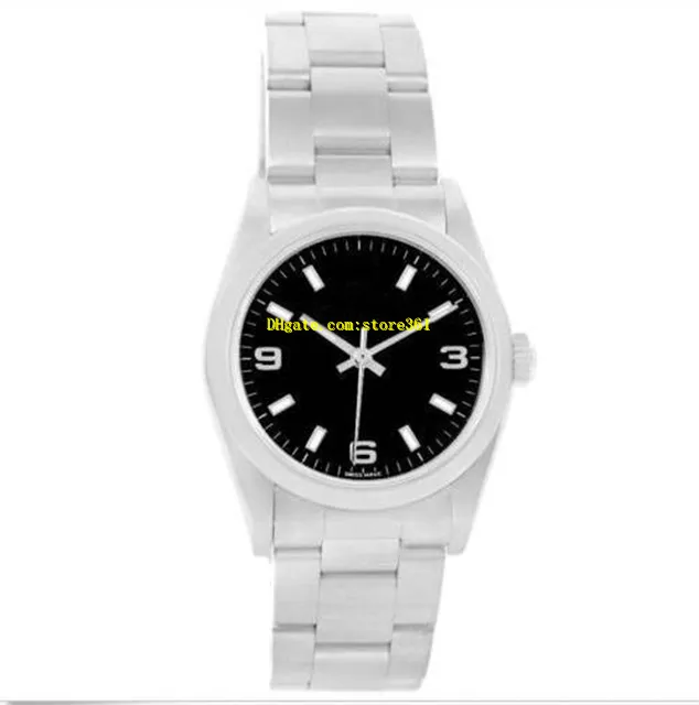 8 Style 03 Mens Watches 36mm Stainless Steel Watch 116900 77080 114200 116000 114200 114210 Air King Movement Watc2538