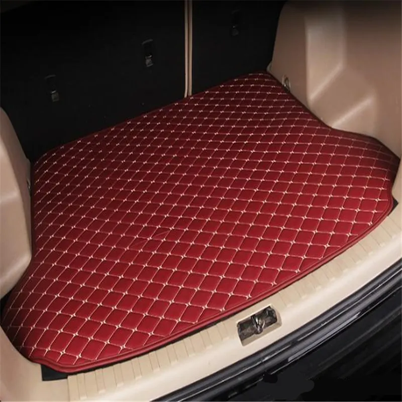 For Maserati Ghibli Sedan 2014-2018 year s Car Anti-skid Trunk Mat Waterproof Leather Carpet Car Trunk Mat Flat Pad232e